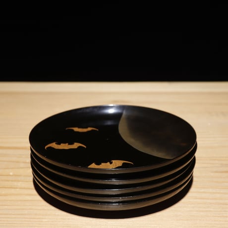 黑金 漆皿 五客セット