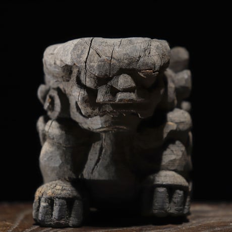 木彫獅子 江戸期