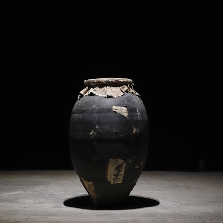 和紙大壺 蓋付