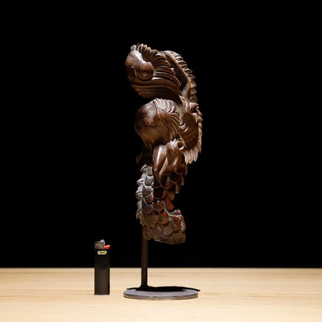 龍 木彫 江戸期