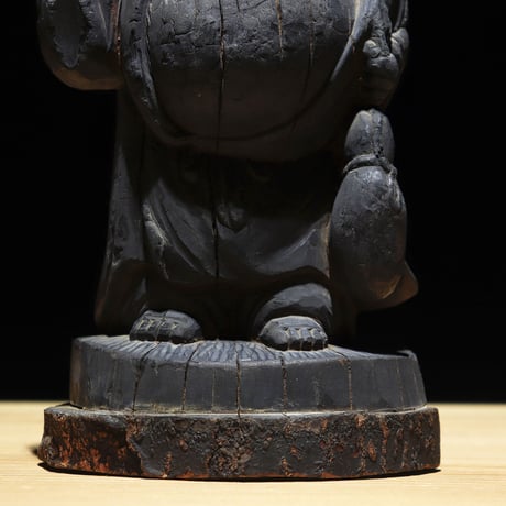 布袋尊 木彫 江戸期