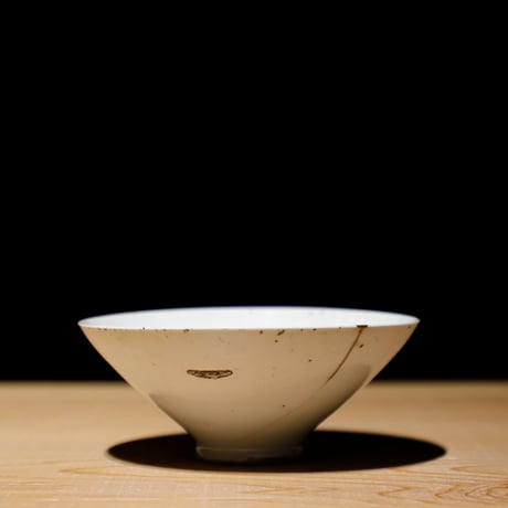 白磁 茶碗 金継