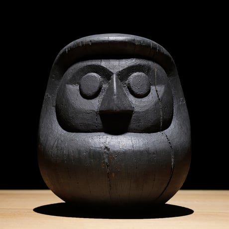 ◆極希少 大正時代◆相州だるま(達磨/ダルマ) 張り子された状態 木製木型 中 レア貴重 江戸時代 高崎ダルマ 達磨木型 28cm3.8kg開運 木彫