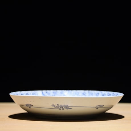 江戸幕末 古伊万里 梅総柄暈し絵