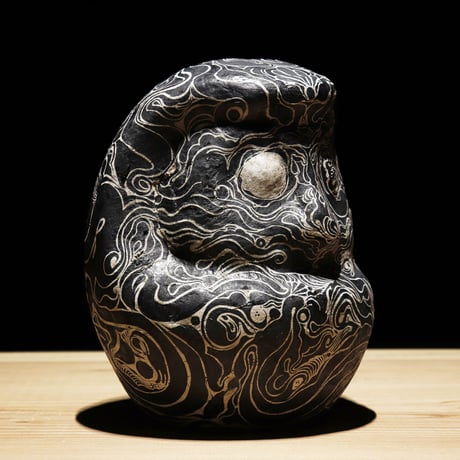 黒線和紙達磨