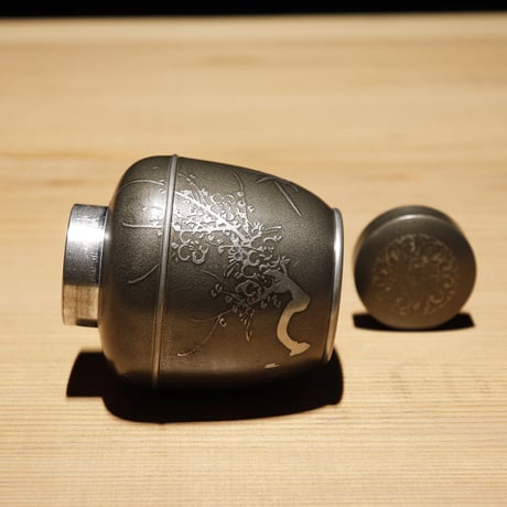 茶筒 錫