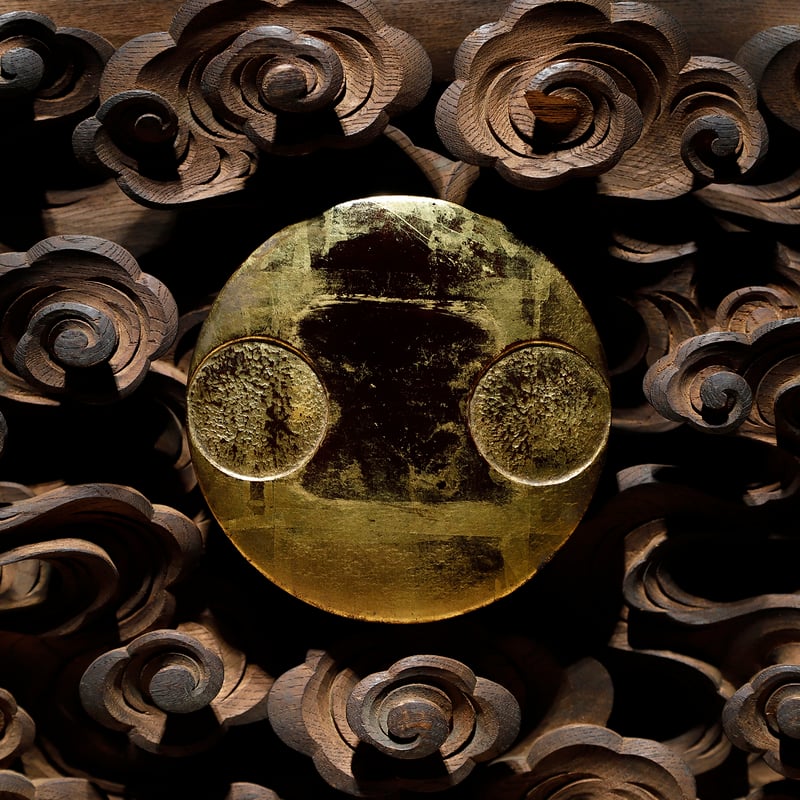 雲文彫り欄間 明治期 | 古物屋 壱両