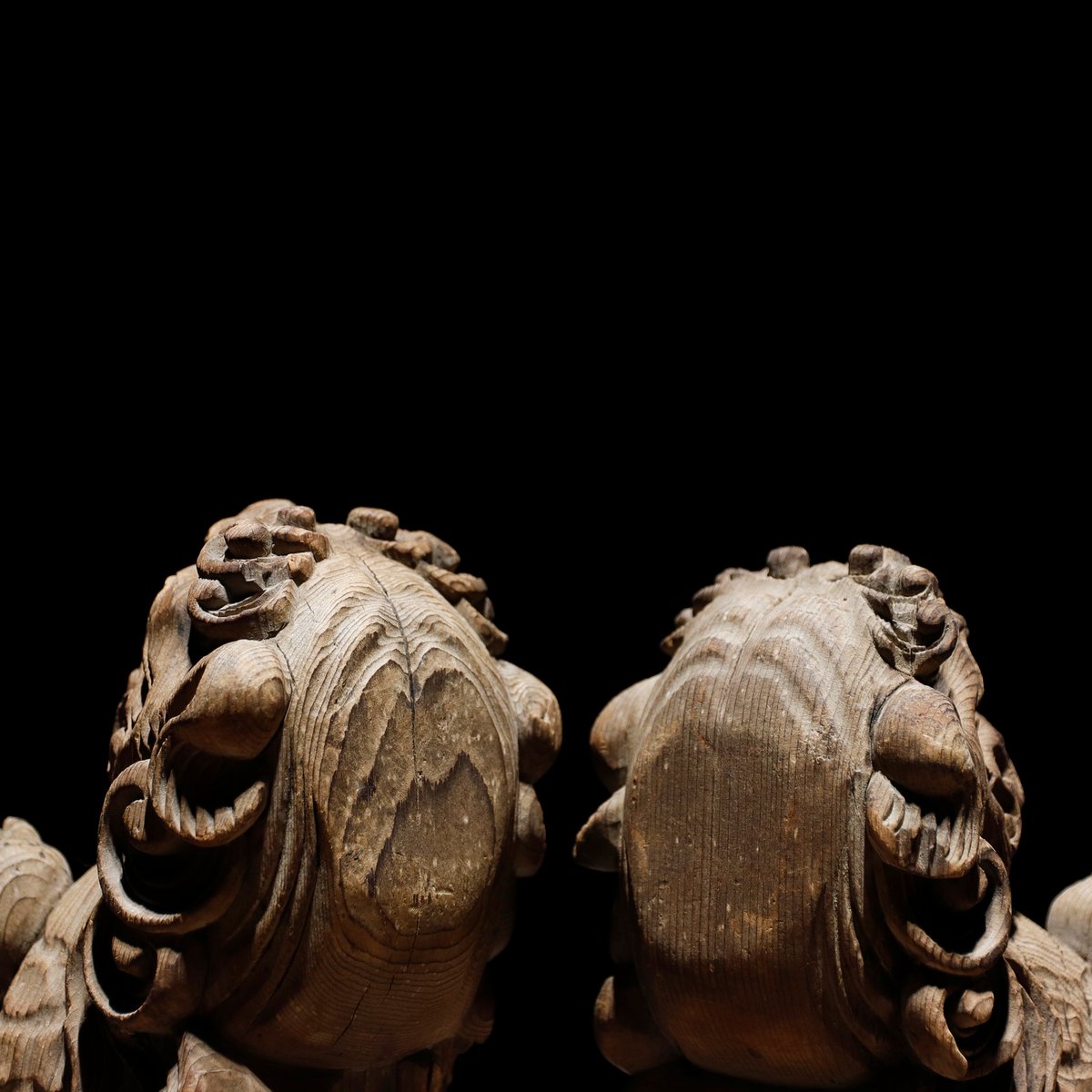 【さらに値下げしました】木製獅子頭 2025年最新】Yahoo!オークション -獅子頭 木彫り(工芸品)の中古品