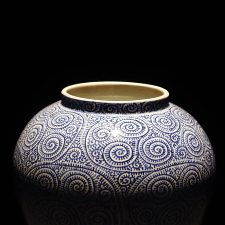 壺 蛸唐草文