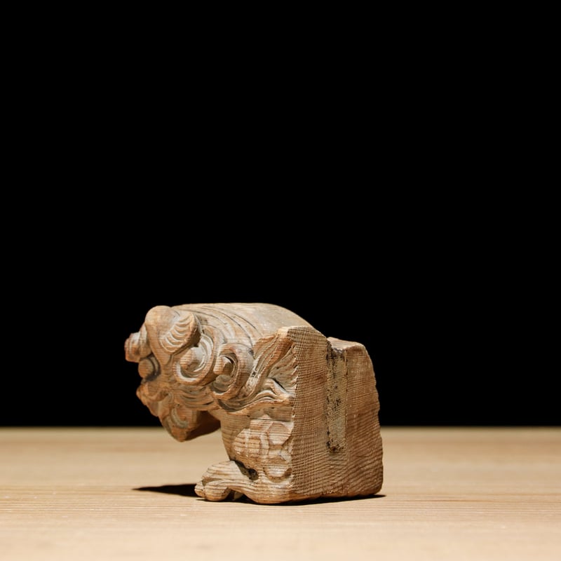 木彫　獅子頭 徳大 獅子頭一対 雄雌セット ＊検索 獅子頭 木彫 木彫り 獅子舞