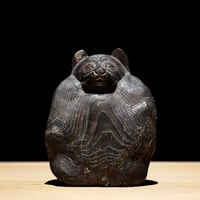 蝙蝠 木彫