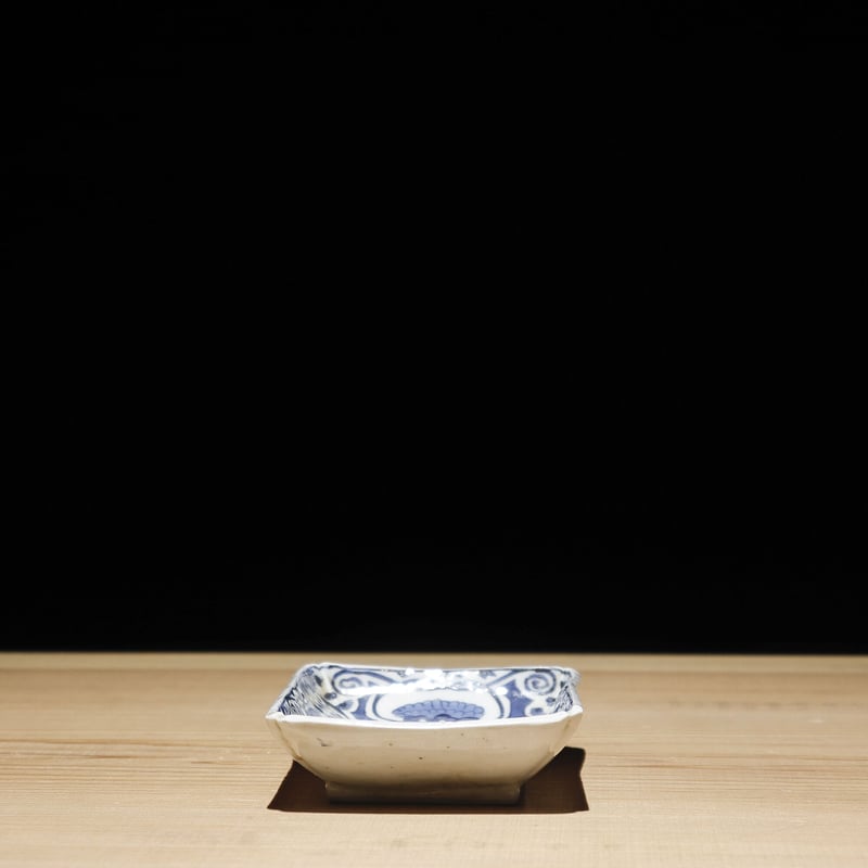 江戸幕末-明治初期染付長皿 景色 | 古物屋 壱両