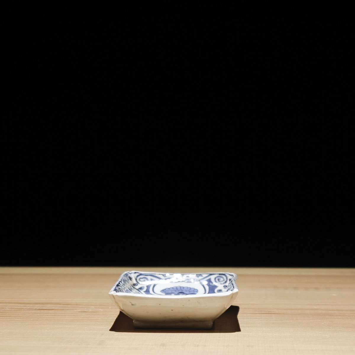 江戸幕末-明治初期染付長皿 景色 | 古物屋 壱両