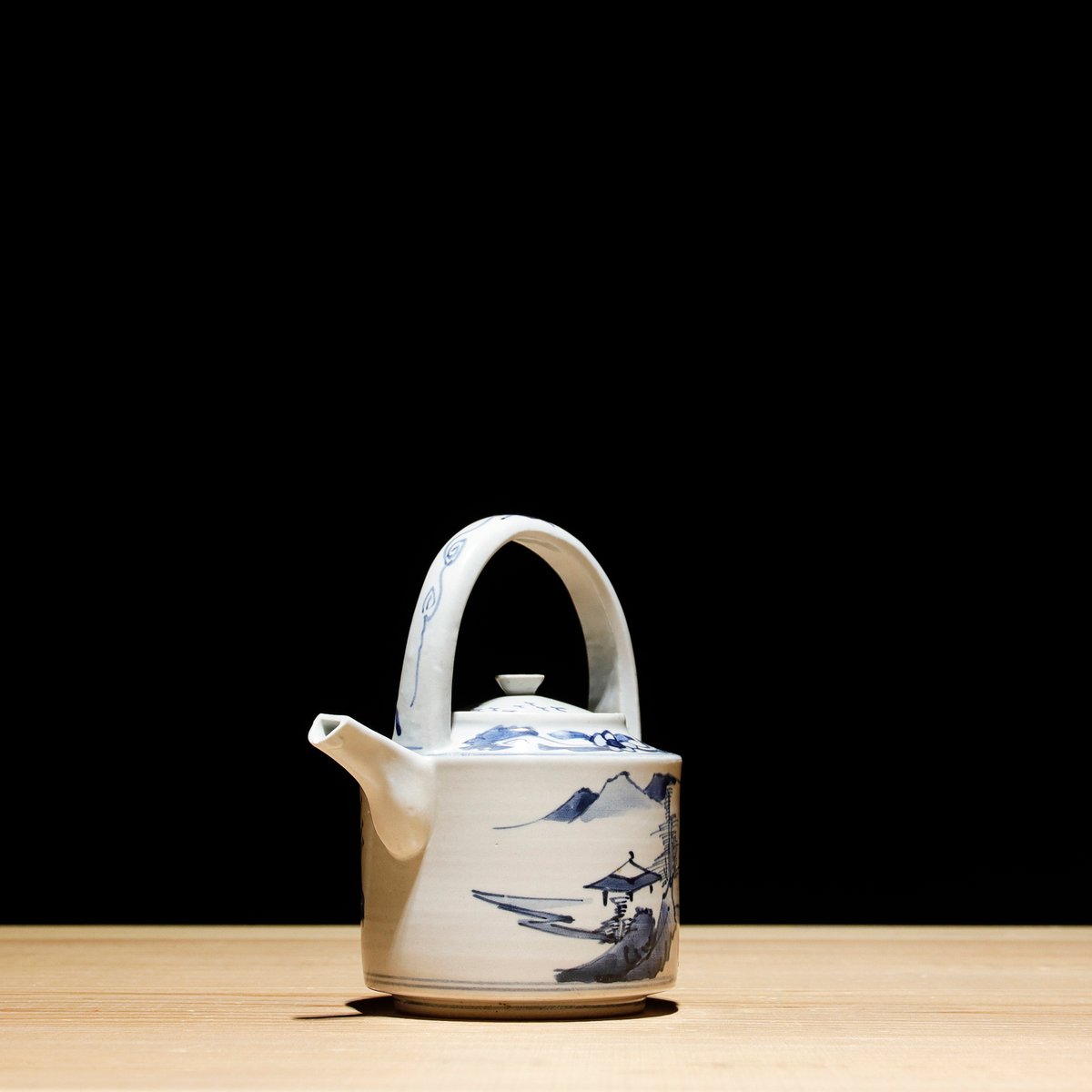 染付   水差し   急須 江戸期 染付 水差し | 古物屋 壱両