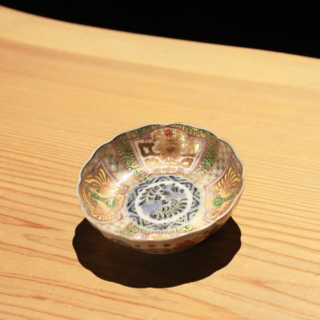 古伊万里 染付色絵皿 11種10組