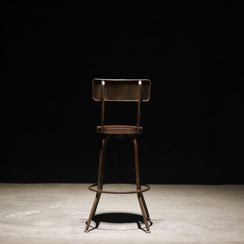 【値下】California買付　小学校の机と椅子　アイアン　一体化　古道具 値下】California買付 小学校の机と椅子 アイアン 一体化 古道具 値下】