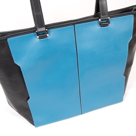 Leather ToteBag Turquoise Blue