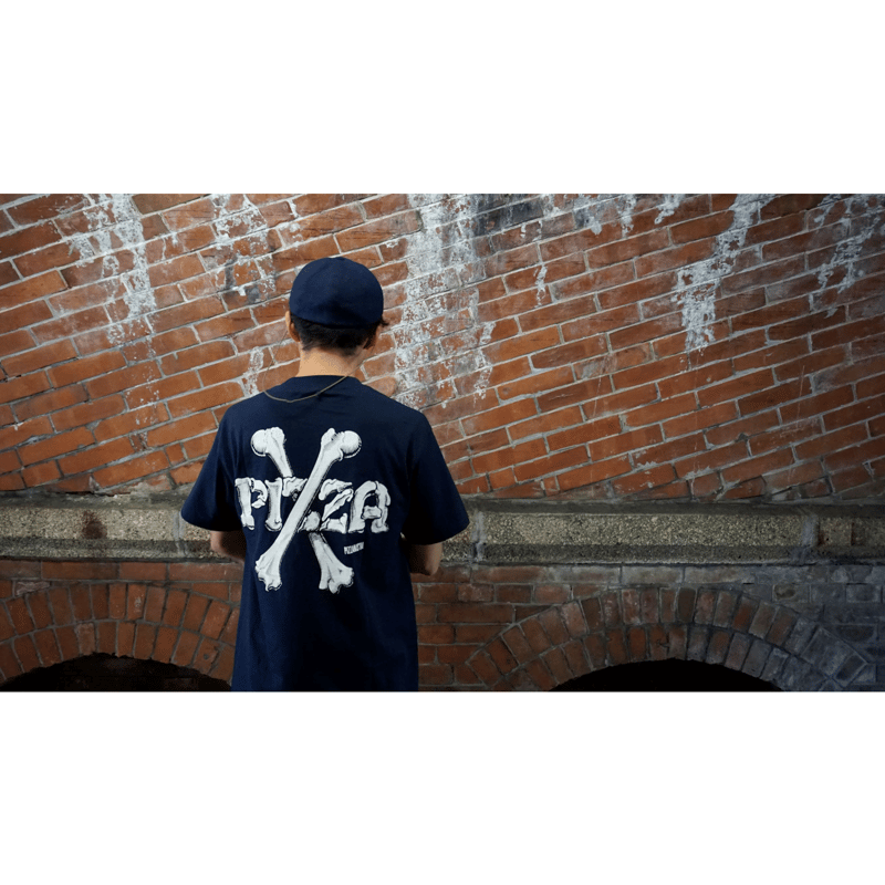 PIZZANISTA! Cross Bones T-Shirt Navy | Local At