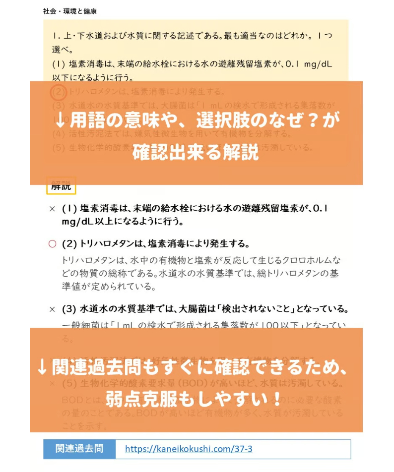 管理栄養士 国家試験過去問題集 第38回問題用紙　まとめ売り これで合格しました original