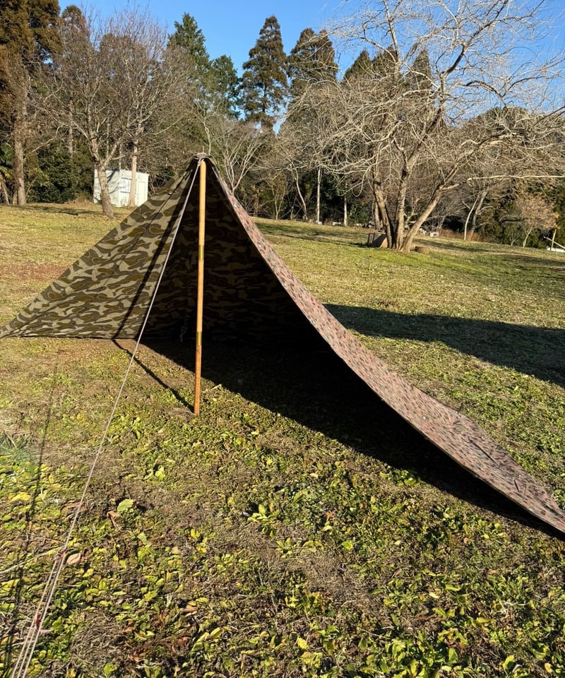 軍幕❗️オーストリア軍用テント 1枚バラ売り リバーシブル