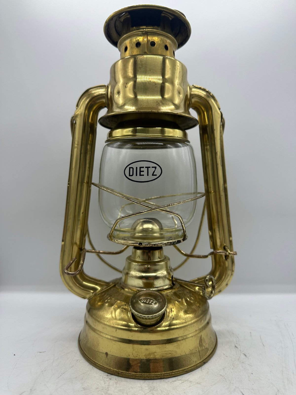 未点火 デイツ 76 DIETZ 真鍮製 ランタン＋ギガパワーBFランタンケース