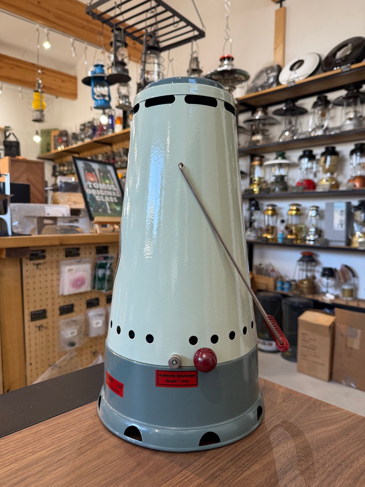 スイス軍石油ストーブ TURM ターム L51 ミリタリー 付属品多数‼️スイス軍用ミリタリー石油ストーブ TURM社『L51