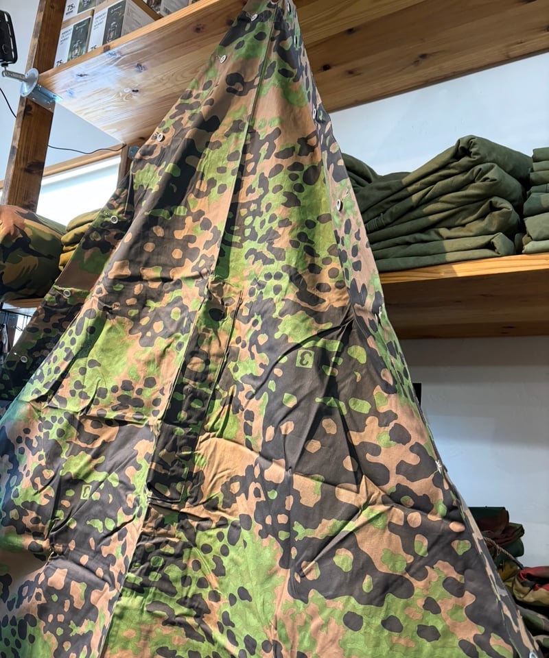 003 軍幕❗️ドイツ軍幕 スプリンターカモ 1枚 レプリカ