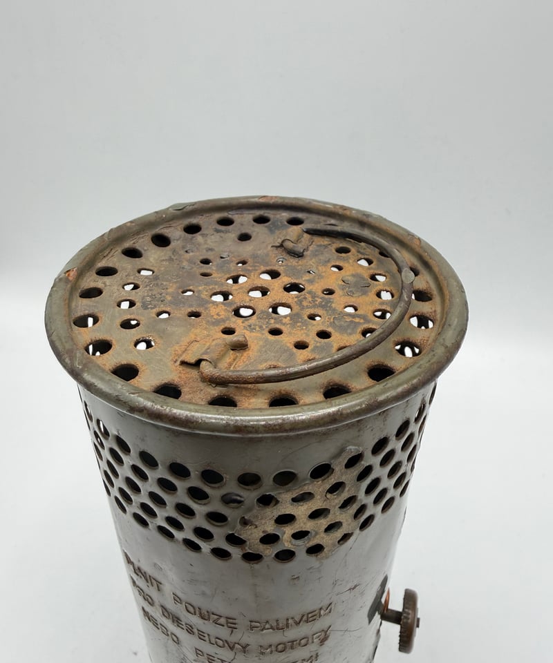 001『チェコ軍用‼️ミリタリーストーブ❗️』MARS HEATER グレー