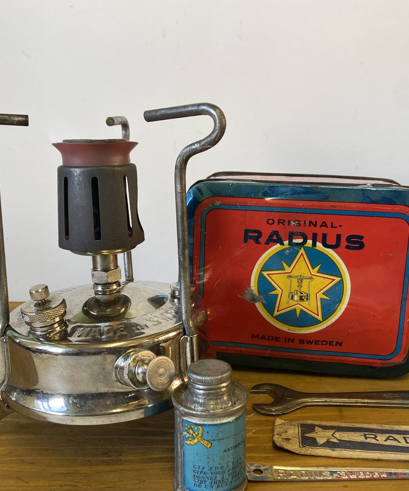 RADIUS No.21 シングルバーナー 小型ストーブ クローム RADIUS No.21 シングルバーナー 小型ストーブ クローム