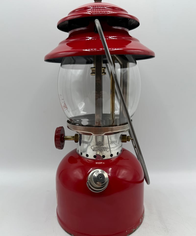Coleman - 整備済 希少 コールマン Coleman ランタン 200A 1981年 3月 ガソリンランタン ワンマントル キャンプ アウトドア コールマンビンテージランタン200A！希少品多数ご紹介！【入間扇