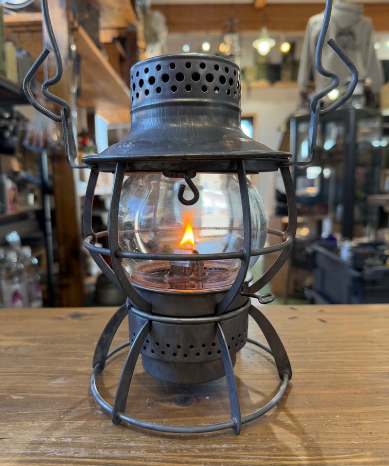 dressel レイルロードランタン 004 レイルロードランタン DRESSEL クリアグローブ | ヴィンテージ