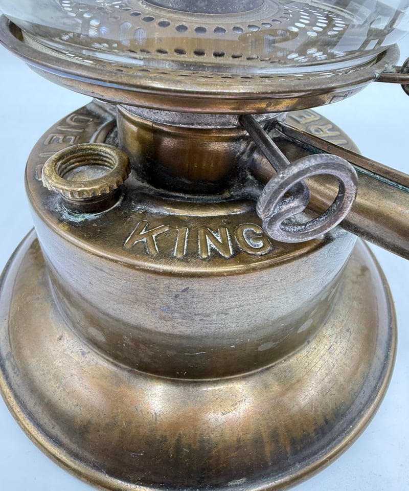 001 レアアイテム‼️ DIETZ KING FIRE DEPT 真鍮 | ヴィンテージラ