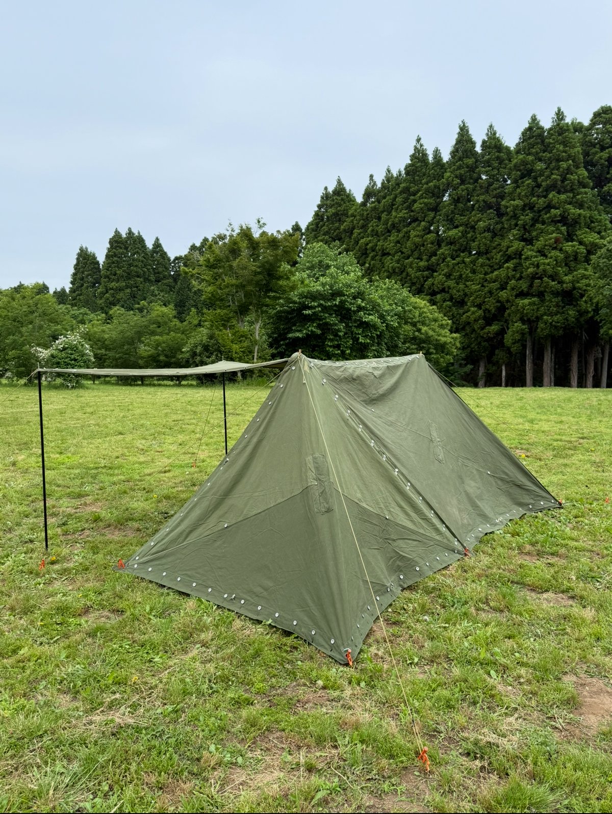 希少☆ノルウェー軍幕☆4枚組☆ボタンテント☆訳あり☆お買い得☆