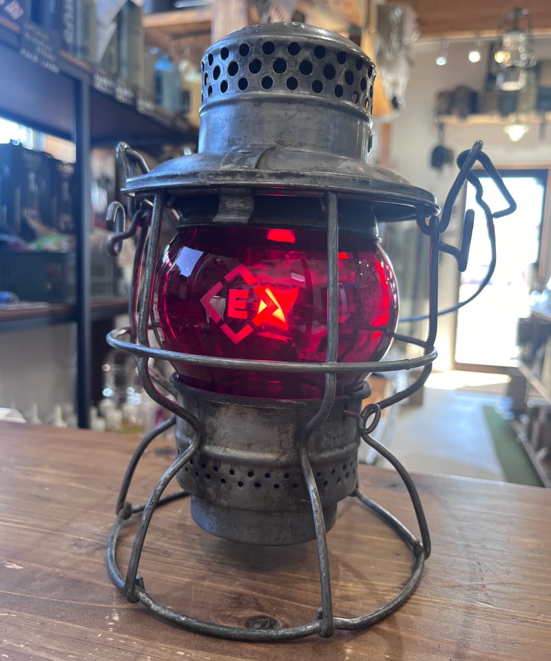 001 レイルロードランタン ADLAKE KERO レッド | ヴィンテージランタン