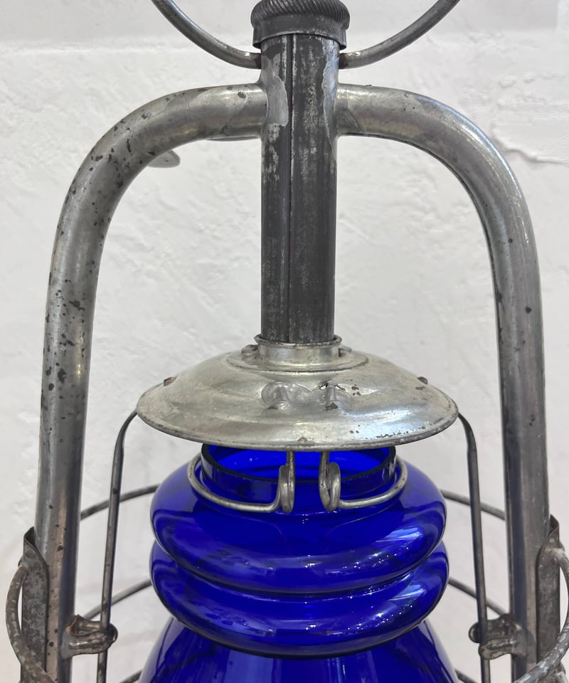 レアアイテム❗️HELVETIA スイス軍用ミリタリーランタン ブルー