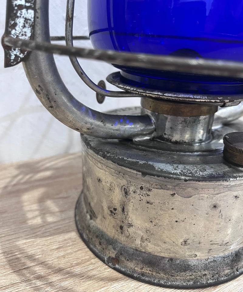 レアアイテム❗️HELVETIA スイス軍用ミリタリーランタン ブルー