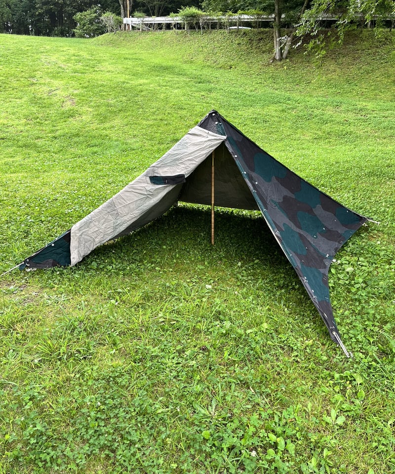 軍幕屋】スイス軍スプリンターカモ☆2枚☆ポールフルセット☆軍用 