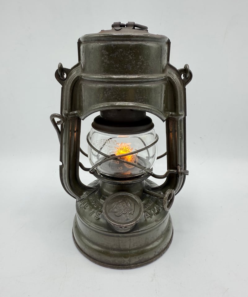 010 FEUERHAND 75 ATOM オリーブ クリア | ヴィンテージランタン販売の