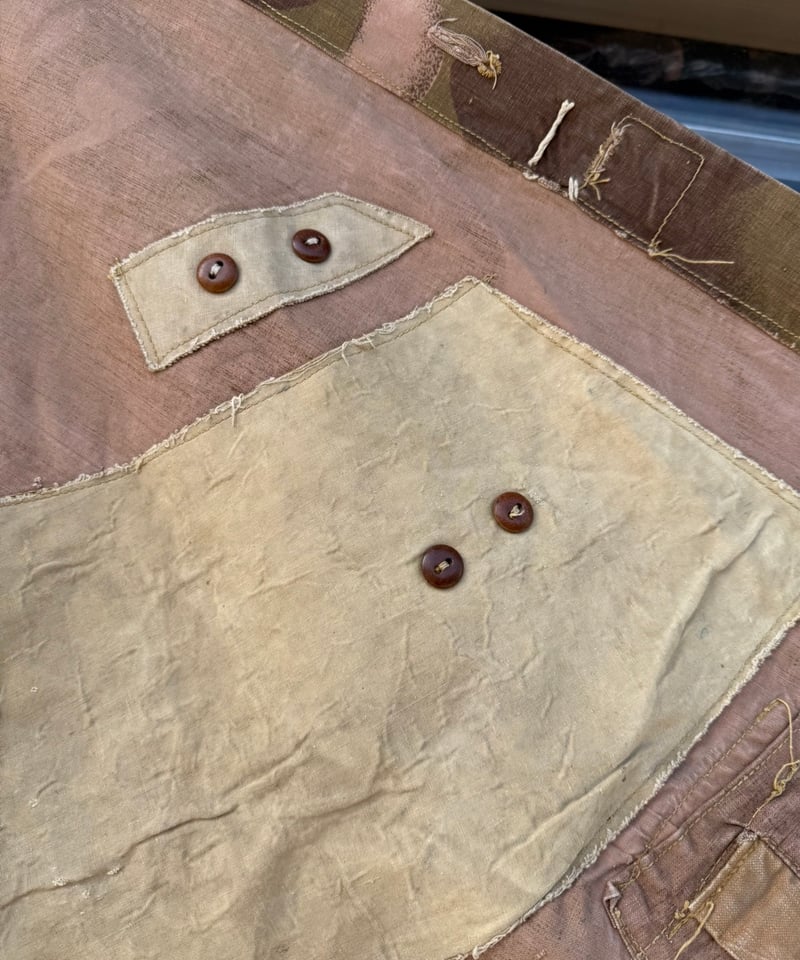 003 軍幕❗️アウトレット ハンガリー軍用テント ハリケーン迷彩 1枚