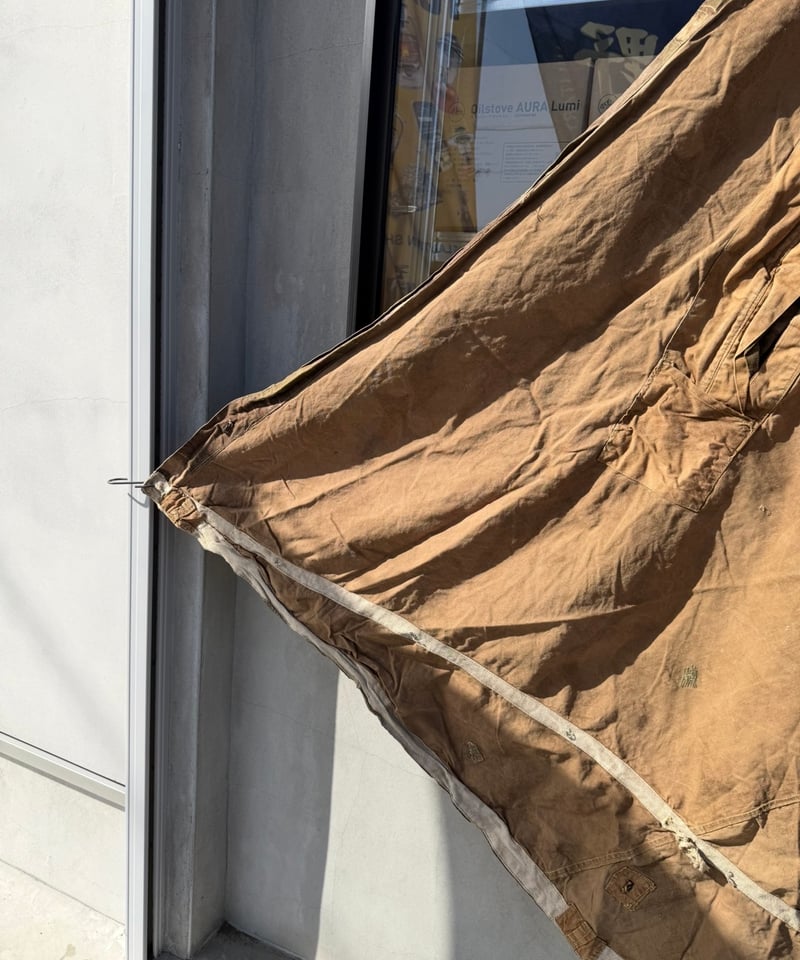 002 軍幕❗️アウトレット ハンガリー軍用テント ハリケーン迷彩 1枚