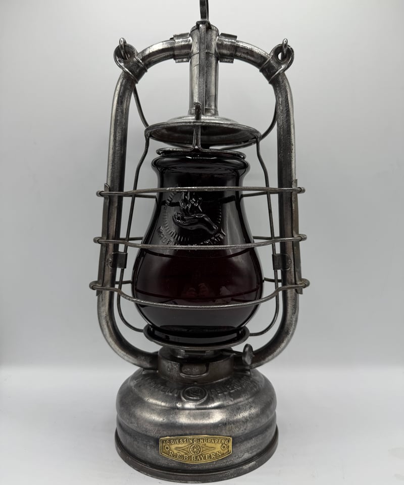 レアアイテム❗️FEUERHAND D.R.PATENT 洋梨型ダークレッドガラス