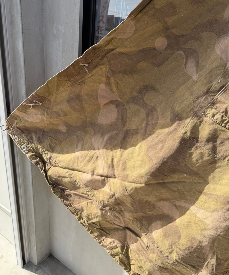 006 軍幕❗️アウトレット ハンガリー軍用テント ハリケーン迷彩 1枚