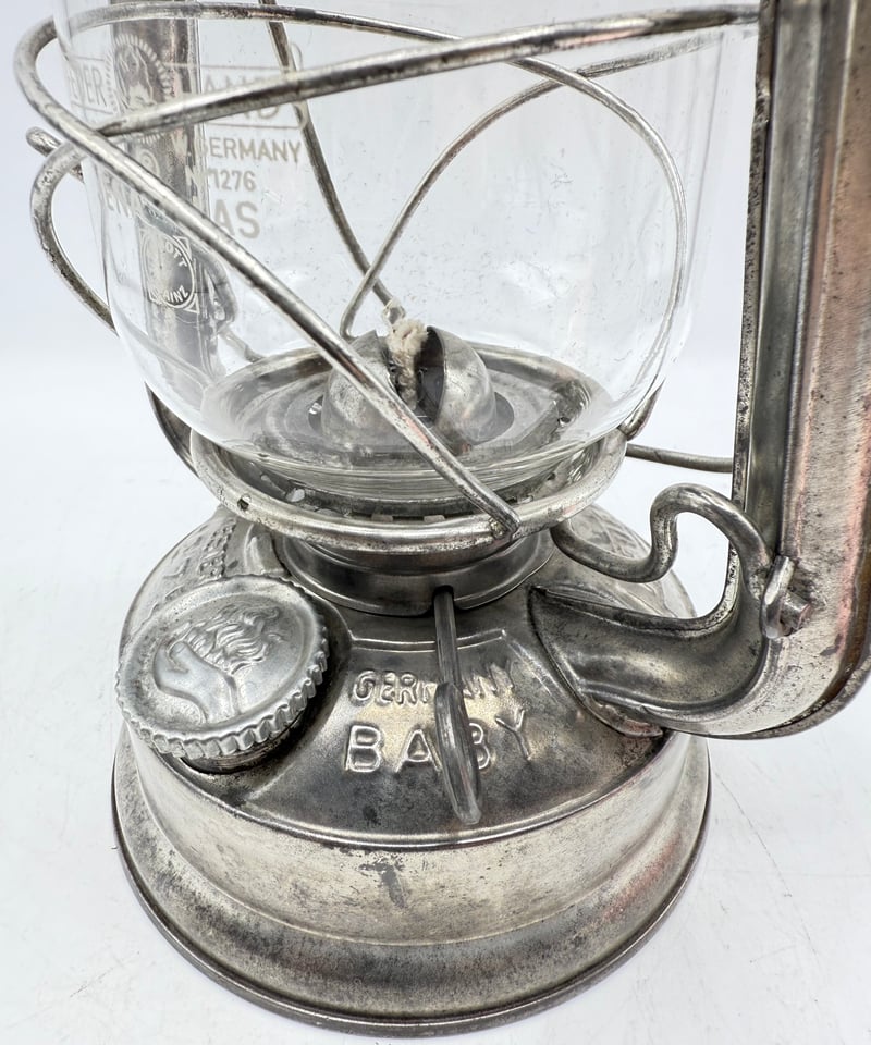 未点火　廃盤ドイツ製　錫メッキ　FEUEHANDフュアハンド　純正ケース付 未点火 廃盤ドイツ製 錫メッキ FEUEHANDフュアハンド 純正ケース