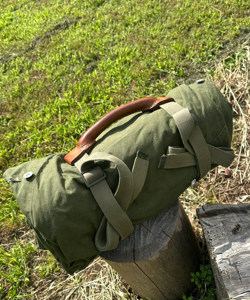 ポーランド軍❗️キャリーベルト レザーハンドル | ヴィンテージ