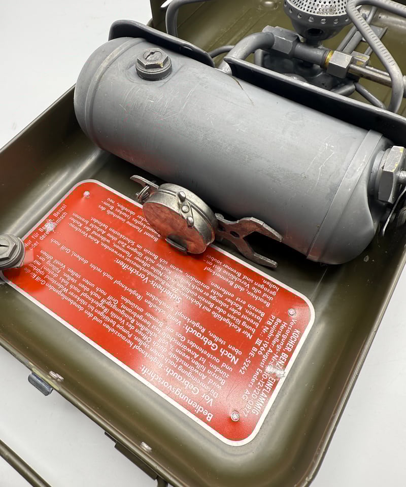 ★付属品完備★ Enders No.9061 ドイツ軍用モデル 箱スト 006極美『ドイツ軍用‼️ミリタリーストーブ❗️』ENDERS Benzin