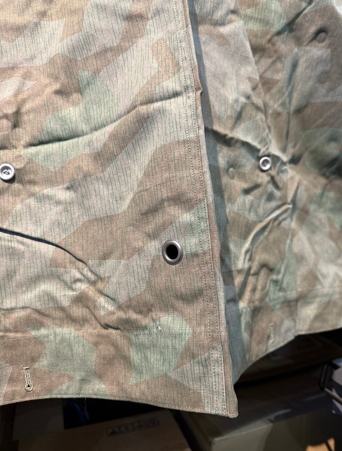 001 軍幕❗️ドイツ軍幕 スプリンターカモ 1枚 レプリカ