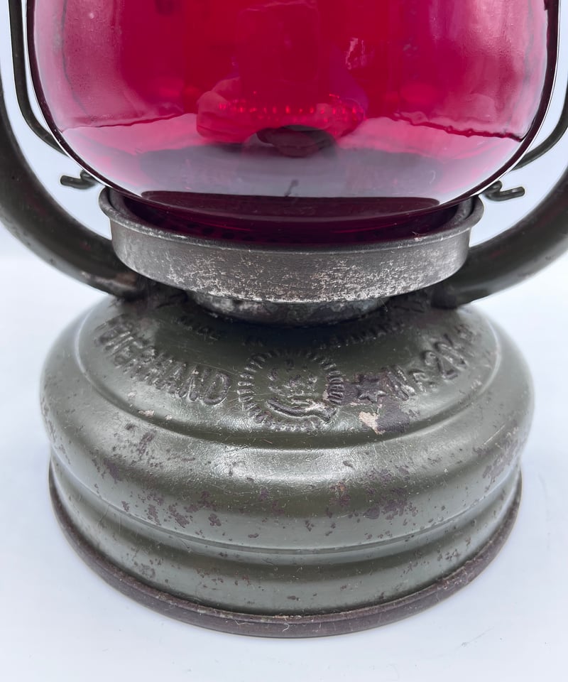 Feuerhand Nr. 201 フュアハンド　ビンテージ　ランタン 001 FEUERHAND Nr.201 オリーブ&レッド | ヴィンテージランタン