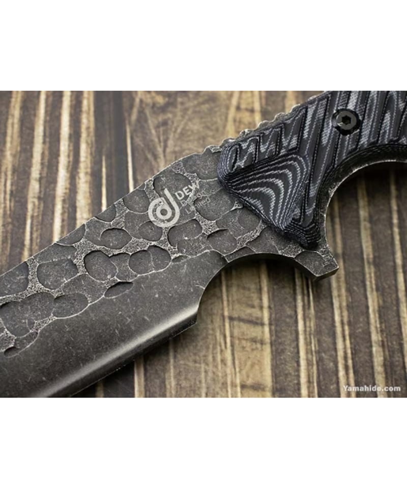 DEW ブランド d5 kokko ミニ キャンプ 鉈 440C ブラック x グレー