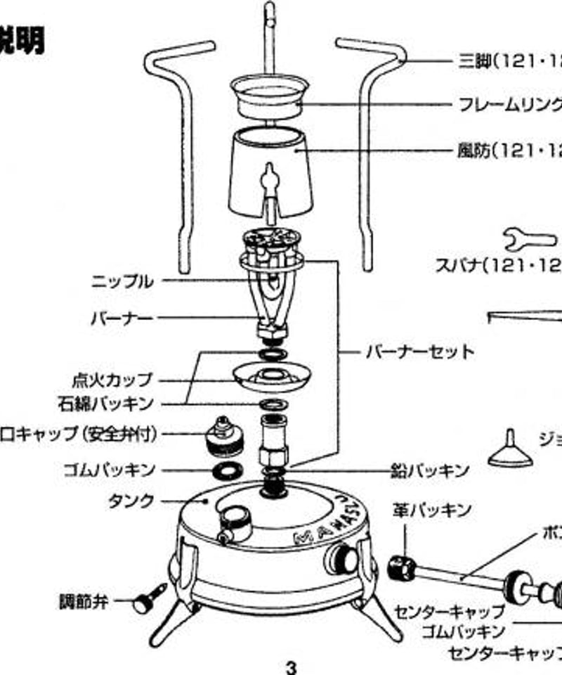 ビンテージストーブ MANASLU マナスル 126 灯油ストーブ