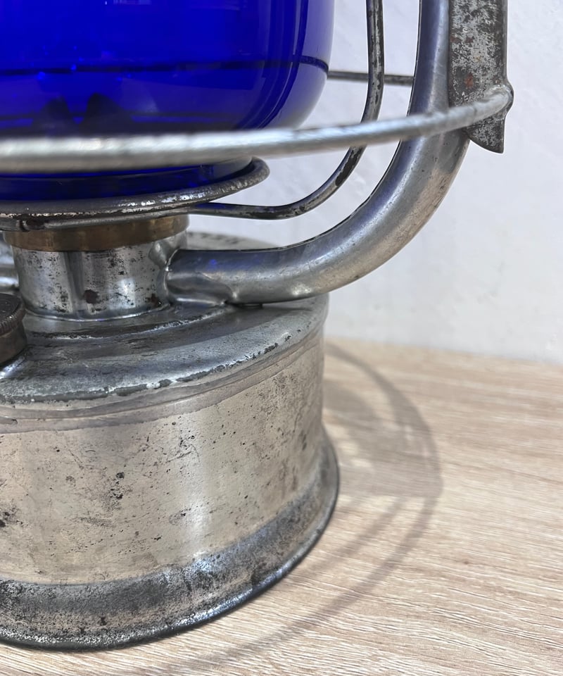 レアアイテム❗️HELVETIA スイス軍用ミリタリーランタン ブルー